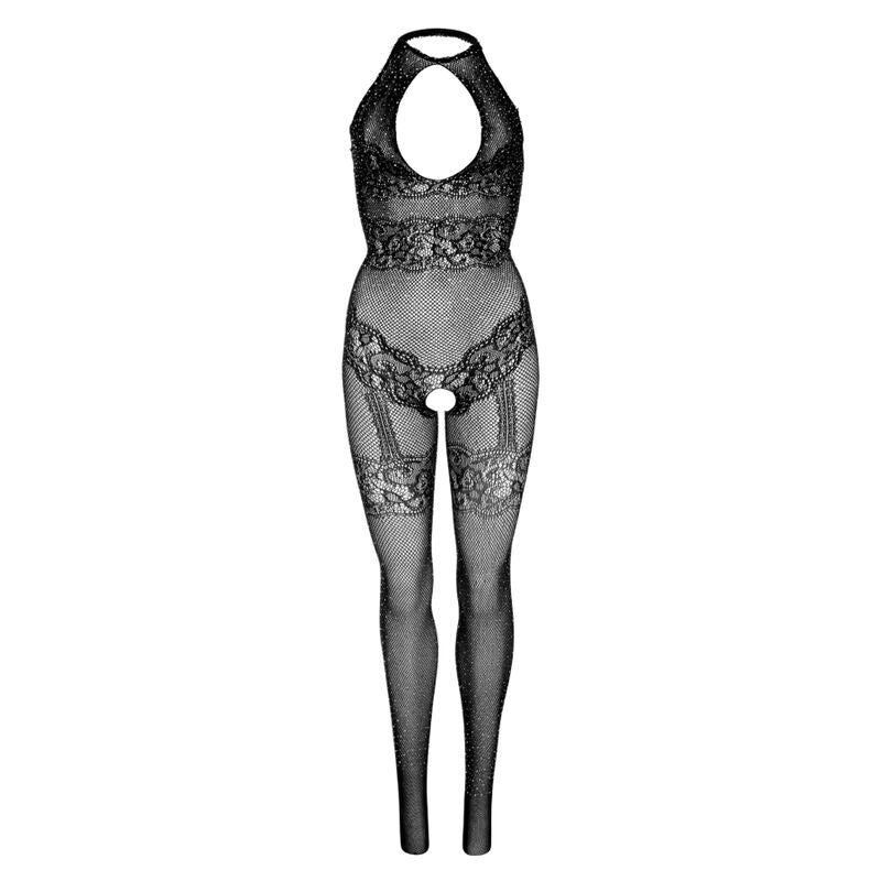 Leg Avenue Seamless Fishnet Bodystocking – Black